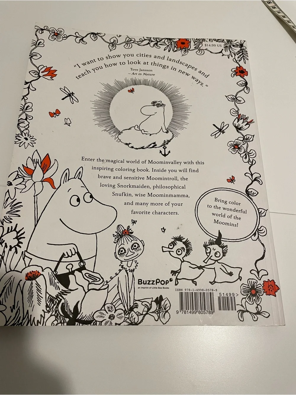 The Moomin Coloring Book Official Gift Edition